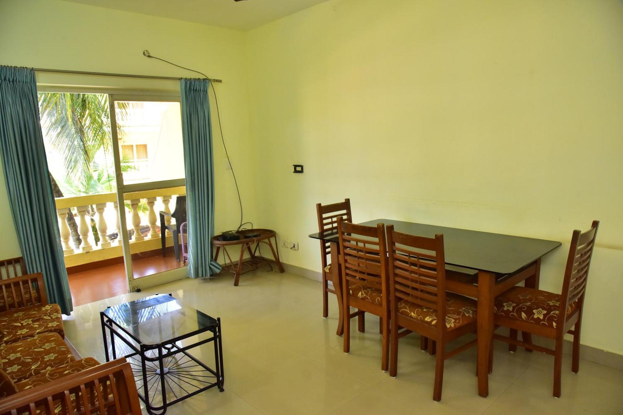 Fieldstone Lovely 2 Bhk Ac Apartment Talaulim Værelse billede